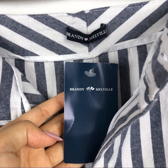 NWT Brandy Melville Stripe Mini Skirt - Picture 6 of 6